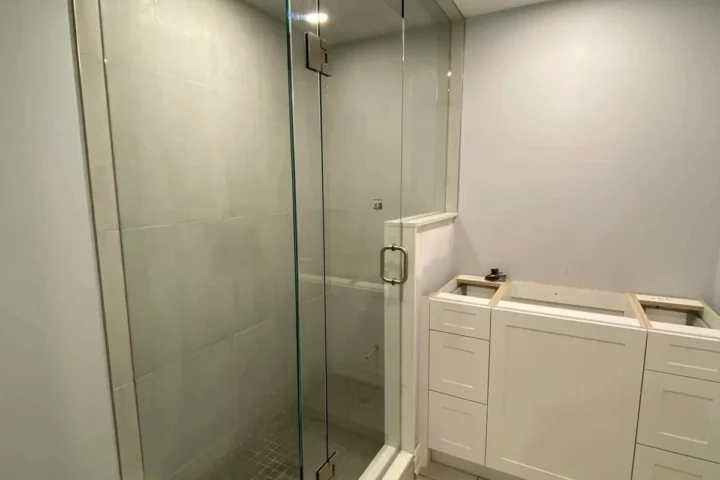 Basement finishing project by Lux Con Construction Inc.