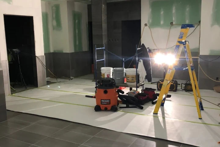 Commercial renovations project by Lux Con Construction Inc.