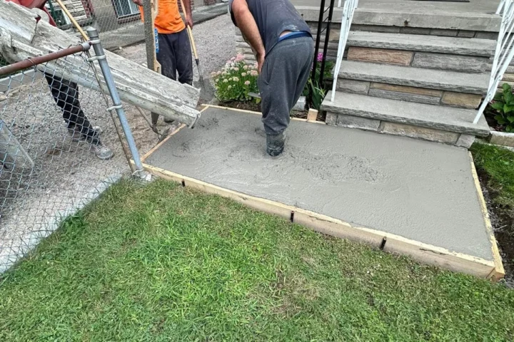 Concrete and asphalt project by Lux Con Construction Inc.