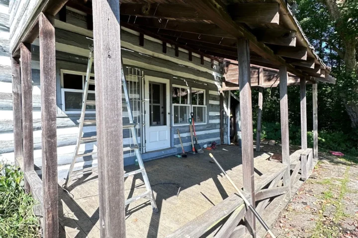 Covered porch rebuild: project photo 3 from Lux Con Construction Inc.