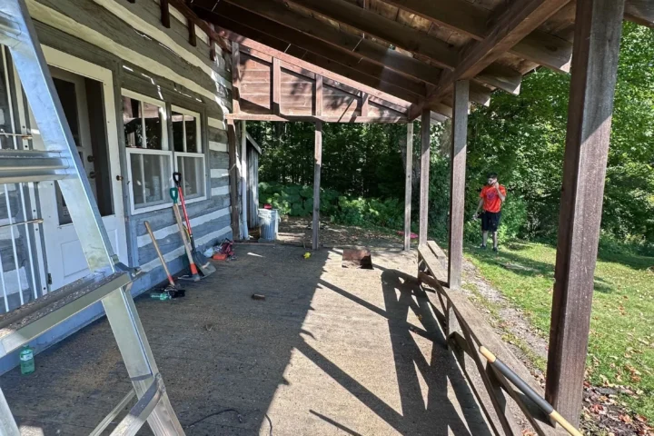 Covered porch rebuild: project photo 4 from Lux Con Construction Inc.