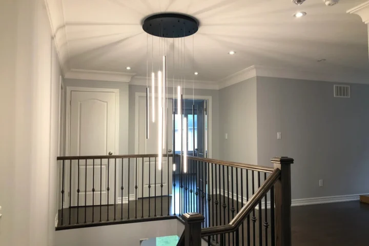 Painting and wallpaper project by Lux Con Construction Inc.