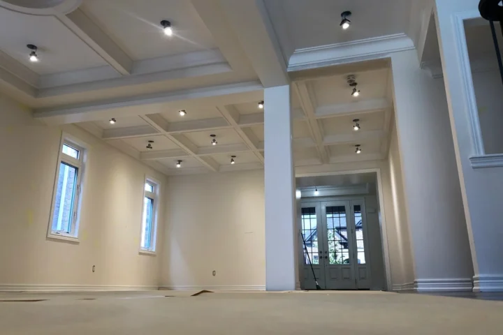 Painting and wallpaper project by Lux Con Construction Inc.