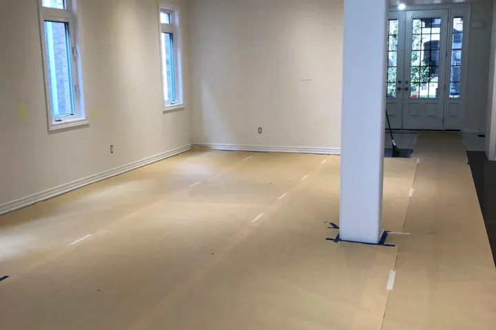 Painting and wallpaper project by Lux Con Construction Inc.